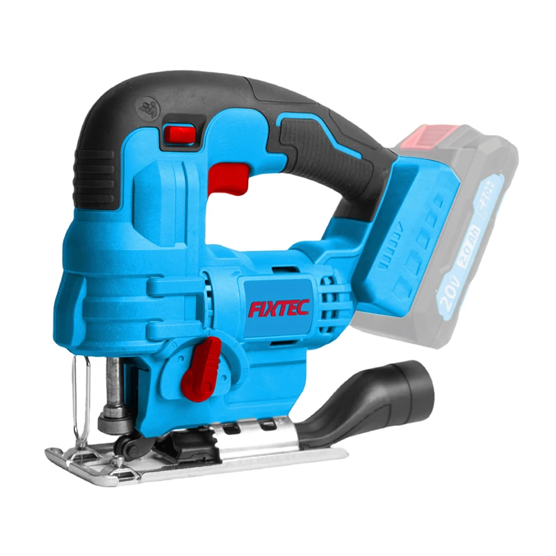FIXTEC Jig Saw 20V Cordless Jigsaw with LED Work Light 0°- 45