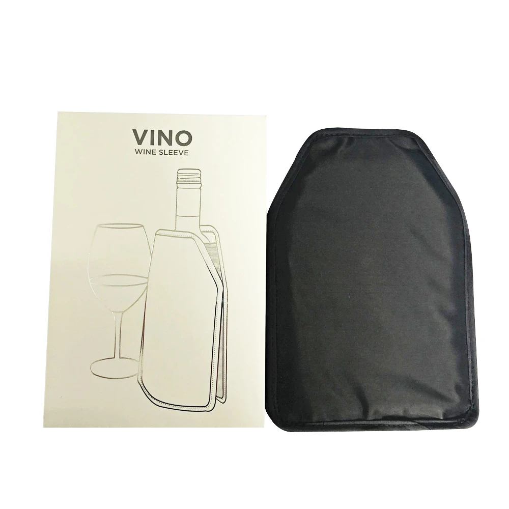 Factory Cooling Customized Printing Gel Bottle Cooler for Beerwine and Wine Bottle Cooler