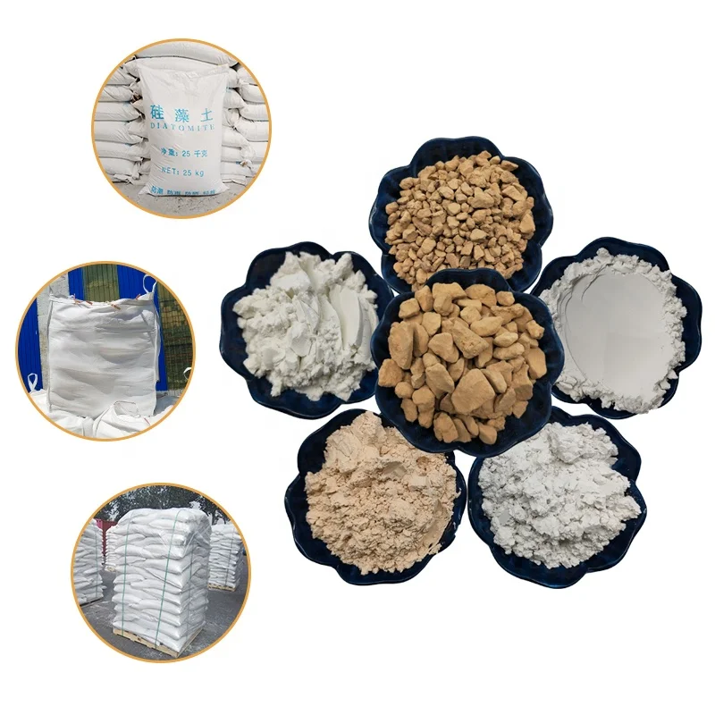 White Diatomite Powder Coating Diatomaceous Earth for Coatings Diatom Mud Art Wall Paint Grade Celite 545