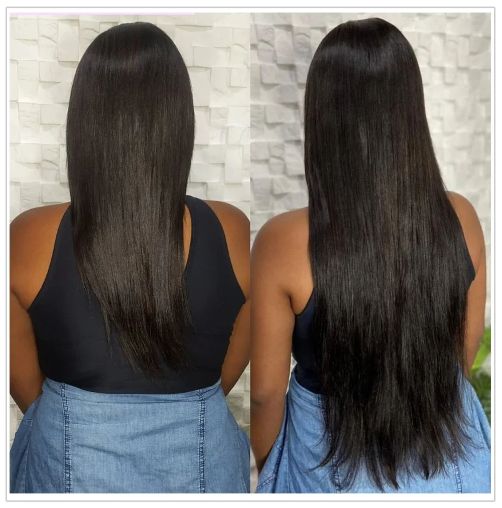 Tape-In-Extensions aus Echthaar, 100 % Remy-Naturhaar, 40,6–66 cm, glatt, nahtlos, Skin Weft, selbstklebend, für Frauen_voghion.com