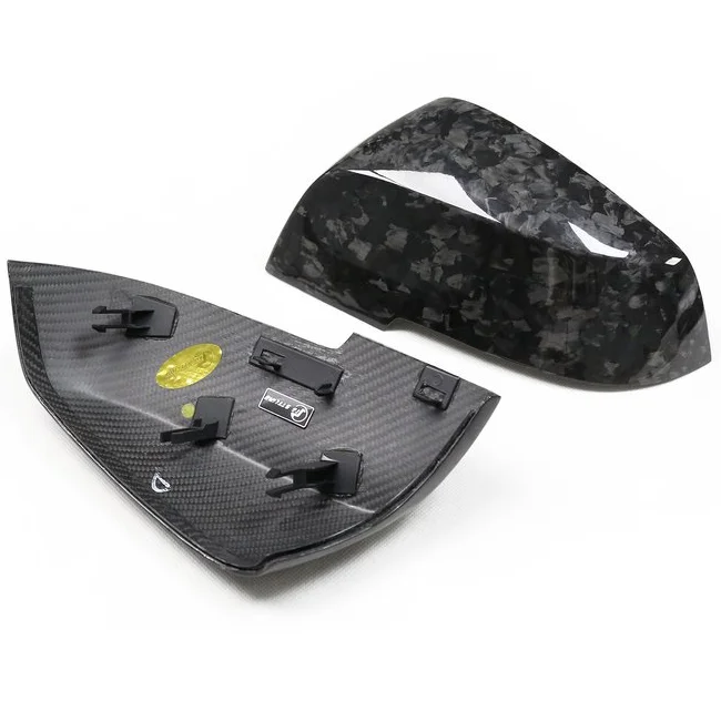 Real Carbon Fiber Side Mirror Cover Caps For 2011-2017 Toyota Sienna – 2Pcs, Clip-On, Left & Right