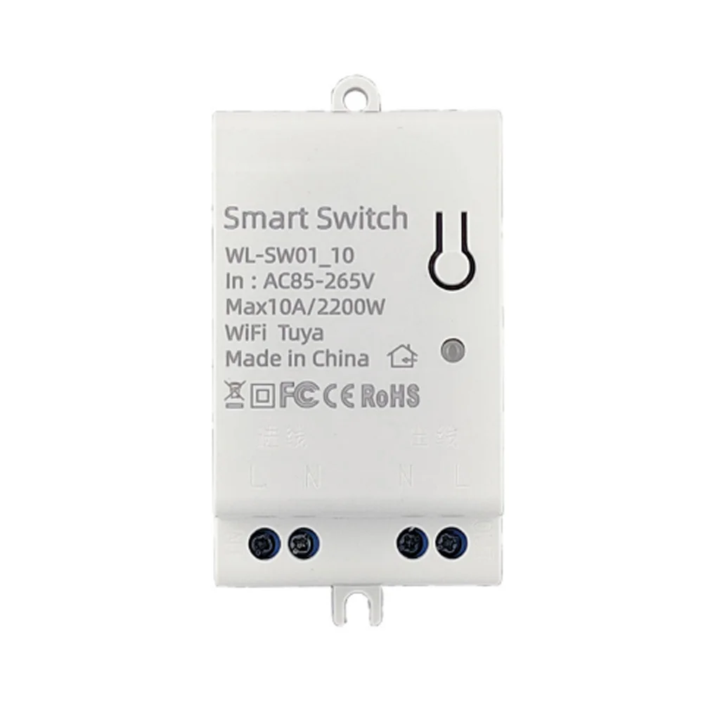 Умный переключатель OEM Tuya 10 А релейный модуль домашняя умная жизнь приложение пульт дистанционного управления Wi-Fi настенный