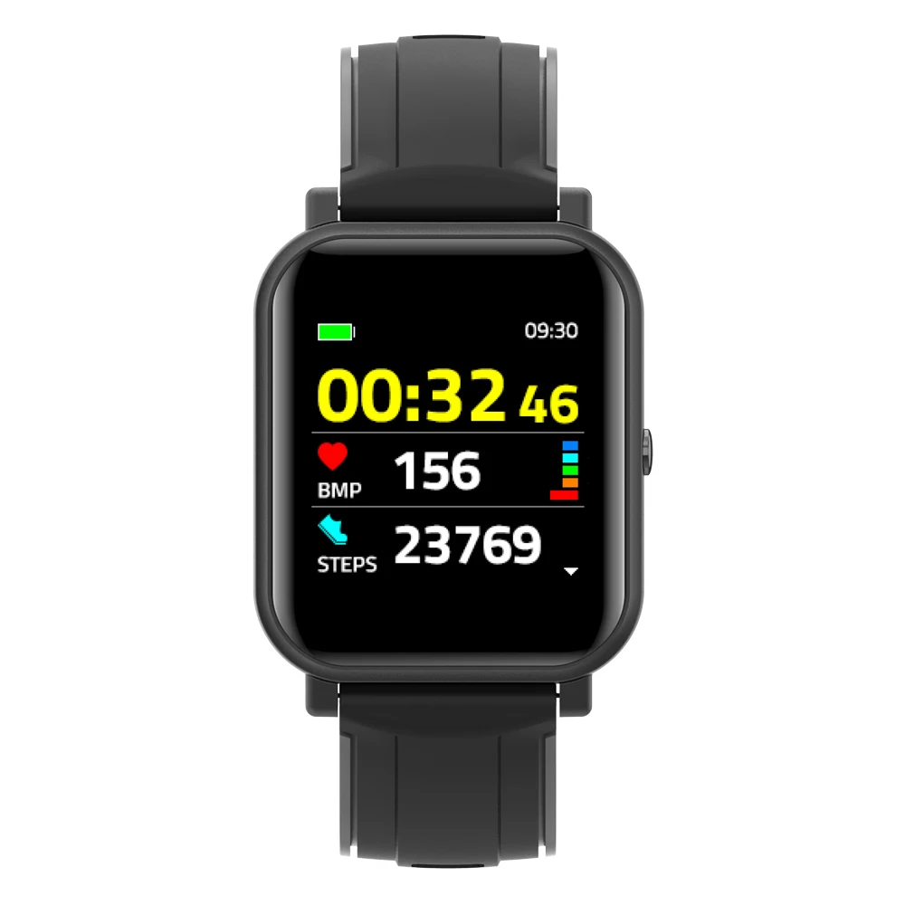 Japan Always ON Memory LCD Screen 1.28 Inch Fitness Smart Watch IP68 Waterproof SMA Smart Care Q3 Smart Watch