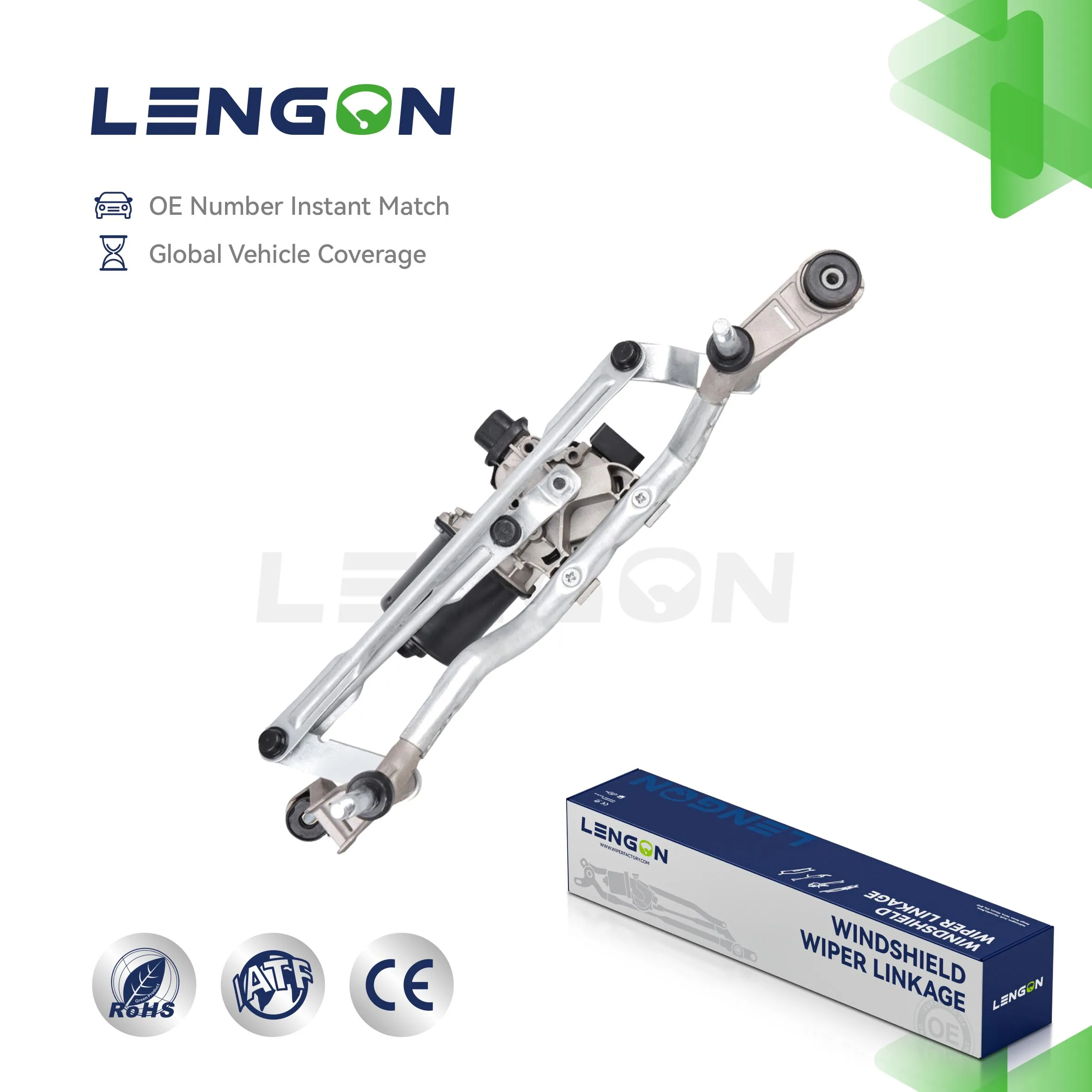 Lengun Manufacturer CE RoHS Windshield Wiper Assembly Wiper Motor & Linkage for Renault Clio IV 288A53268R 288008961R 288004542R