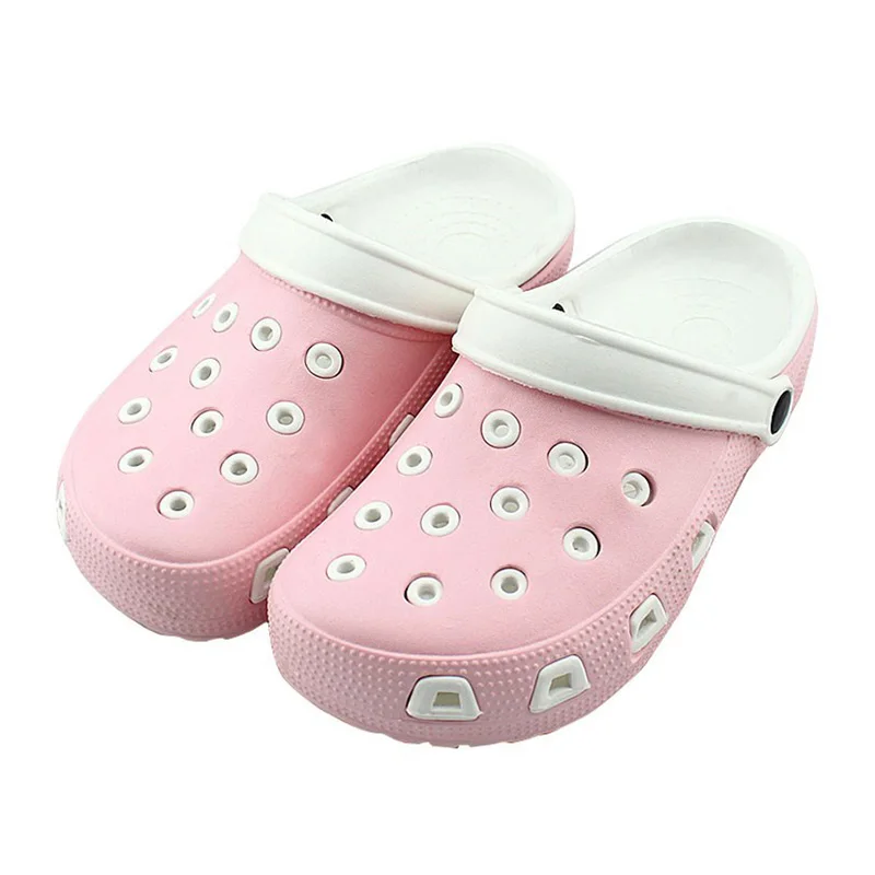 
 Женская обувь eva clog, двухцветная обувь для девушек, садовая обувь, модные женские сабо  