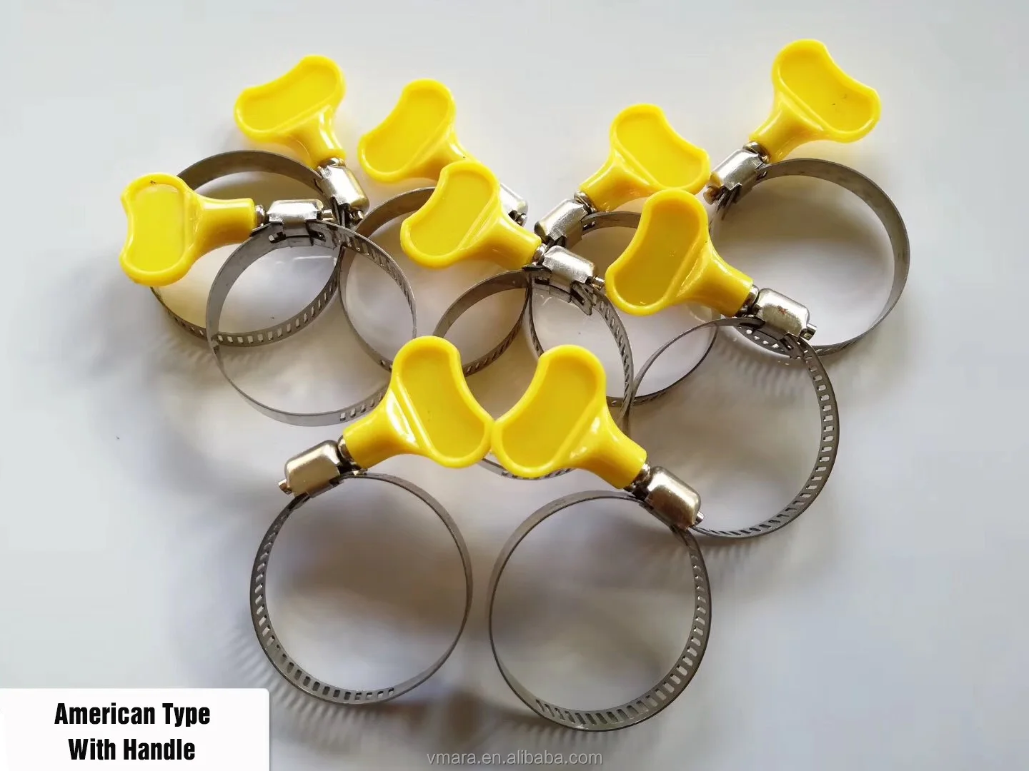 America Style Worm Gear Clamp Stainless Steel 201 Hose Clamp With