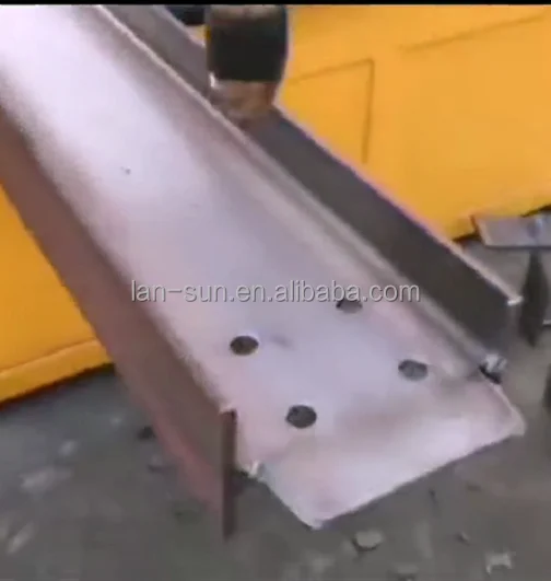 Robotic H Beam Cutting Machine With Plasma Cutter for Steel Beams Fabric