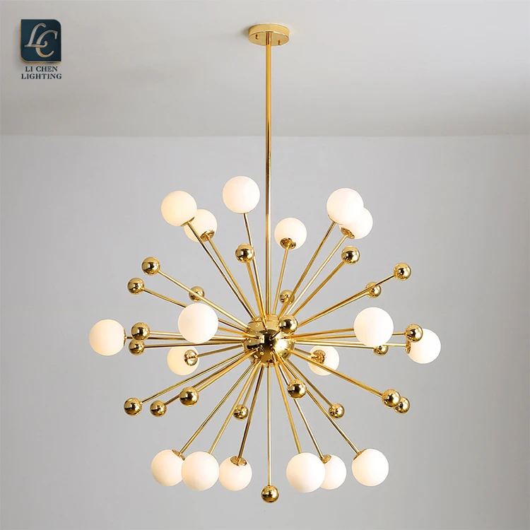 P0037 Modern Glass Bubble Chandelier Luxury Cluster Globe Pendant Lamp for Dining Table Chandelier