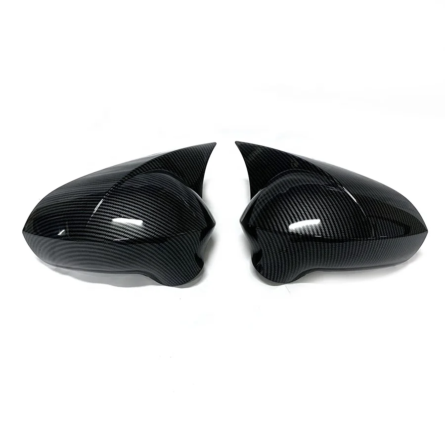 Tiypeor Mirror Cover Cap for Seat Ibiza 2008-2017 ABS Wing Mirror Covers Caps Rearview Mirror Case Cover Accessory