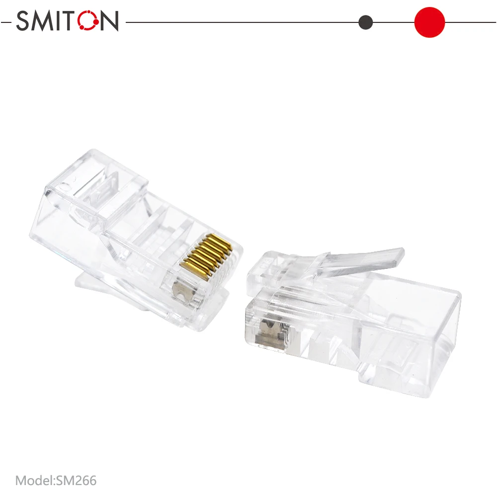 8P8C RJ45 CAT6 Network Plug Connector High Quality Product Category Connectors
