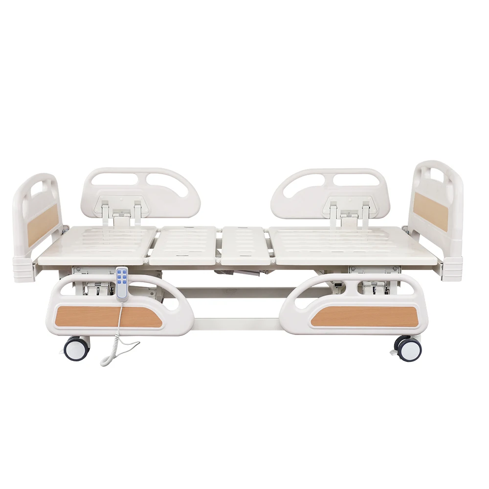 Three Function Stainless Steel Modern Safety Rail Electric Bed-Foldable Guardrail Medical Equipment Foot Hospital School Hotel 4