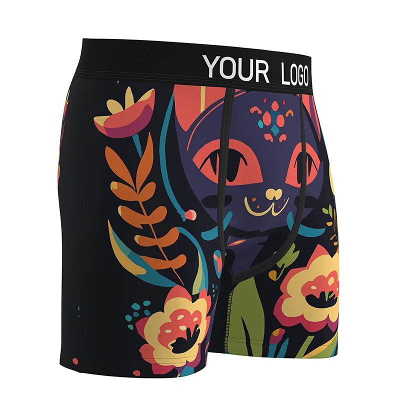 Man Boxer Briefs Custom logo Print Man Pouch Boxer Briefs - Micro Modal Ball Hammock Underwear Pocket Man Boxer Briefs