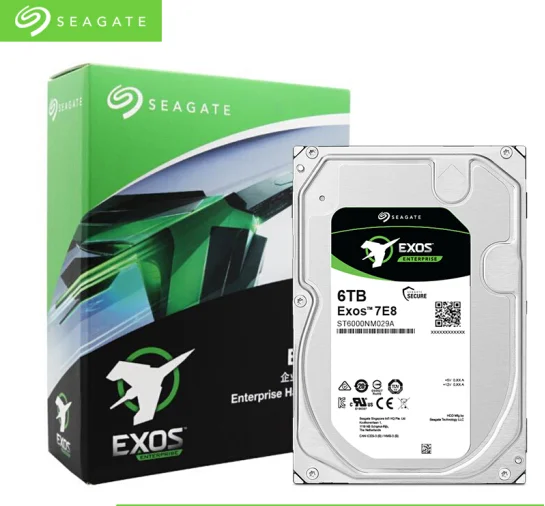 Seagate Exos ST6000NM029A 6 ТБ SAS 12 ГБ/сек. 256 Мб кэш-память Внутренний жесткий диск для сервера