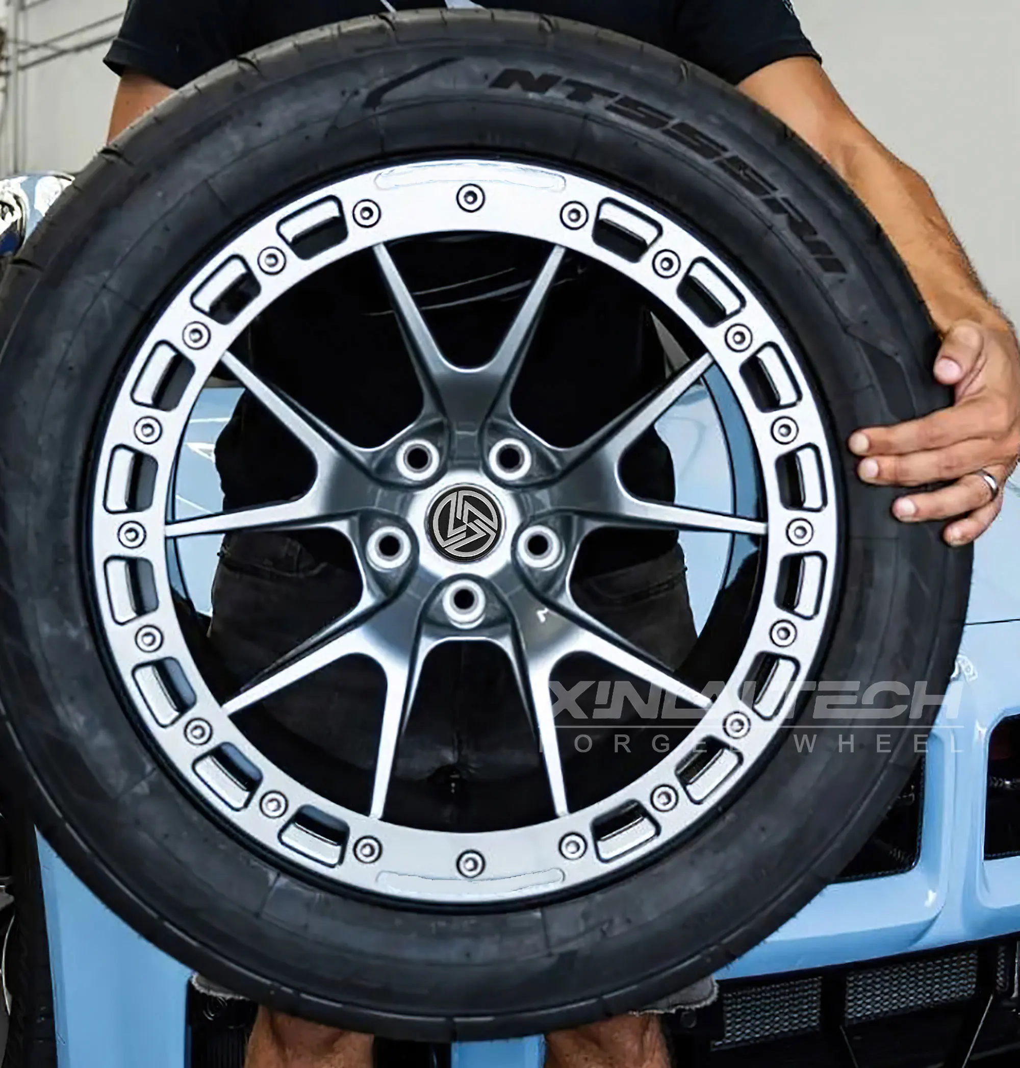 XL 17 18 19 20 21 22 23 Inch Custom Aluminum Racing Car Beadlock Forged Wheels for BMW Benz Audi Corvette 5x112 5x120 5x114.3 - Image 4