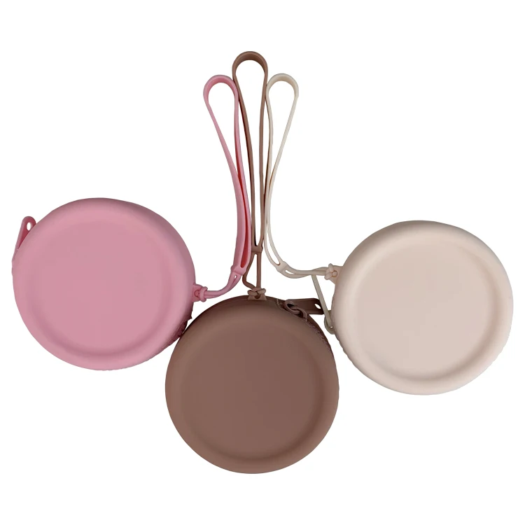 Небольшой кошелек на заказ круглый молнии Женский мини для монет с ремешком