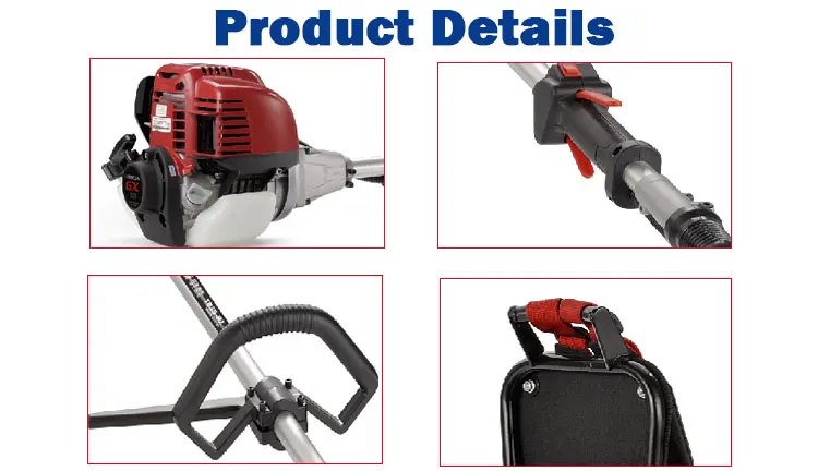 Backpack Cutting Grass Power String Trimmer 4stroke Gasoline Brush Cutter Petrol Powered by honda GX35 Engine