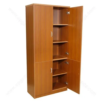 Armoire de bureau haute en bois avec 2 portes en verre - H:1m93- Armoires  en bois - Consultez nos produits en ligne ou en magasi