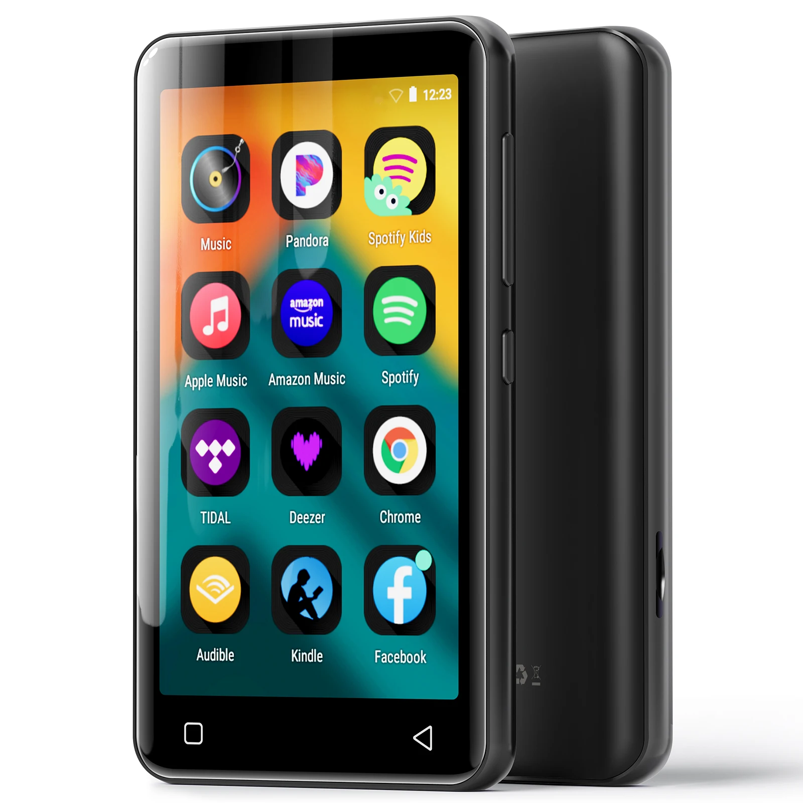 Digital Music Player with Touch Screen 1080p Christian Music Wifi Video Songs Download Touch Screen Smart MP3 Player