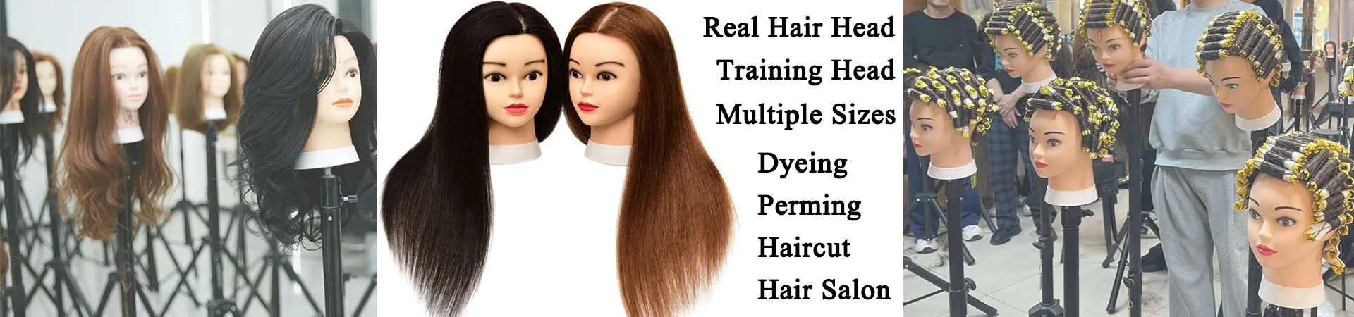 Headse | Mannequin head,Training head,Human Hair Model head,Dummy head