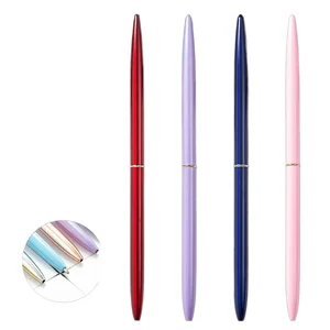 Wholesale Counter Signature Metal Ballpoint Pen Sports Style Printed Logo Hotel Bank Front Desk Pen for Advertising & Gifts