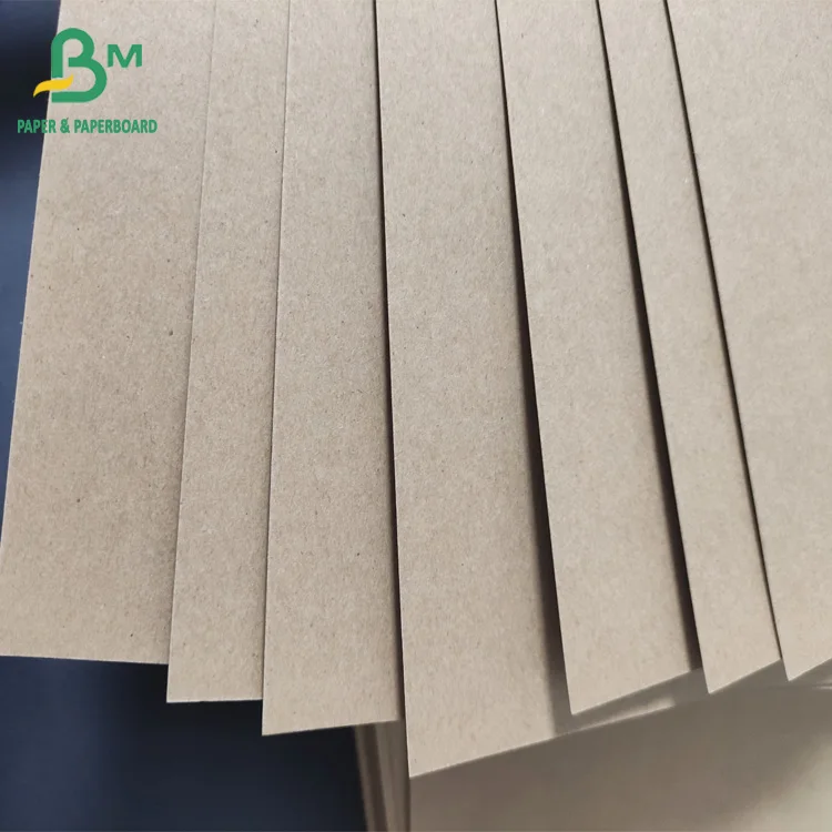 80gsm Brown Test Liner Fluting Paper Corrugated Kraft Paper Roll