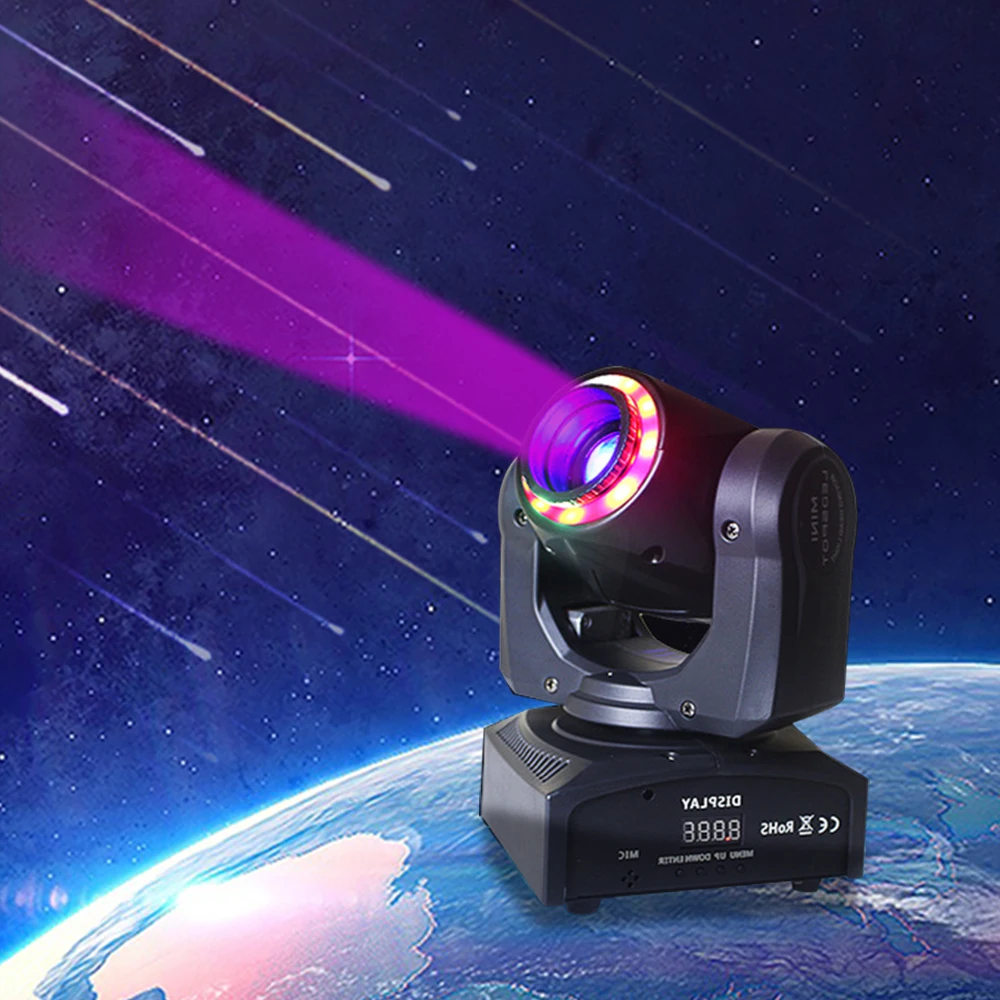 Мини-шар лазерный луч стробоскоп DMX вращение диско DJ светодиодный сценический свет