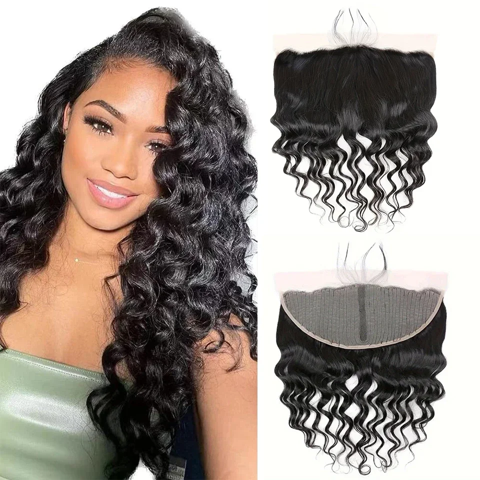 Chiusura in pizzo profondo sciolto 100% capelli umani 13x1 6x1 T Part Lace Wig Chiusura Middle Part Chiusura in pizzo economico Capelli brasiliani Remy_voghion.com