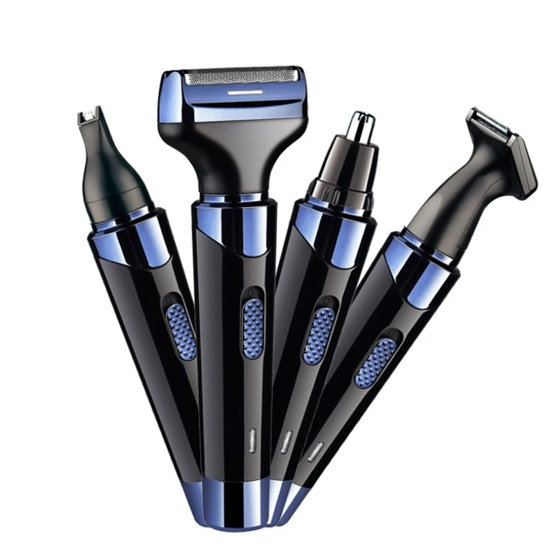 Многофункциональная электрическая Мужская бритва для бритья волос в носу и дужек, триммер для волос в носу 4 в 1