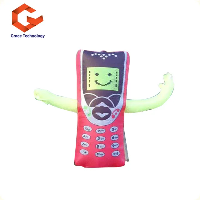 Giant Inflatable Smartphone Model, Advertising Inflatable Cellphone Balloon Custom Inflatable Mobile Phone for Sale