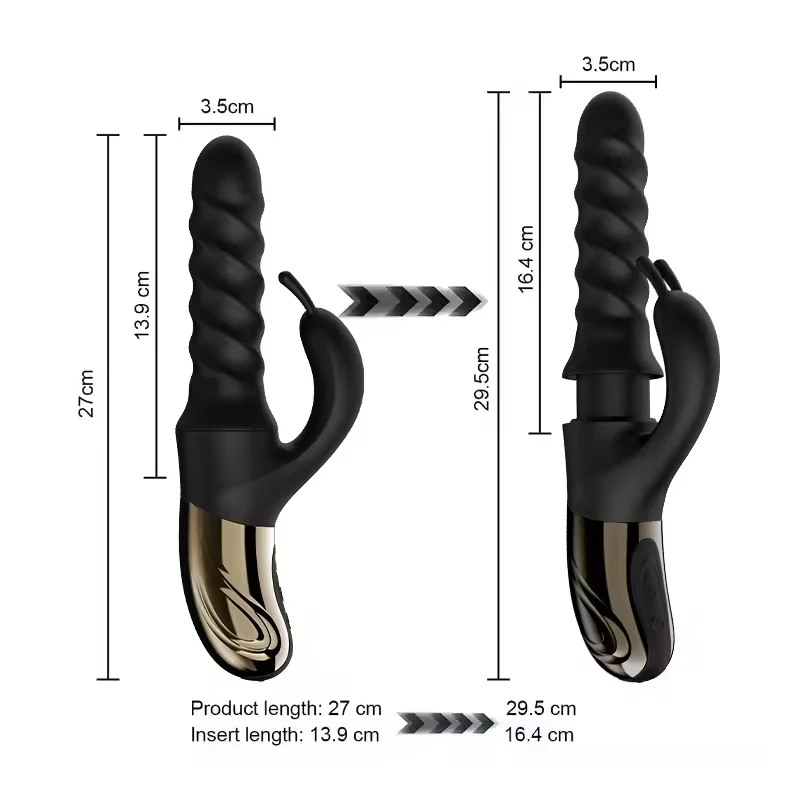 Bestmoon Adult Sex Toy Women Electric Masturbator Thrusting Rabbit Vibrator G Spot Vibration Vaginal Vibrator Sex Toys for Woman Bestmoon Adult Sex Toy Women Electric Masturbator Thrusting Rabbit Vibrator G Spot Vibration Vaginal Vibrator Sex Toys for Woman
