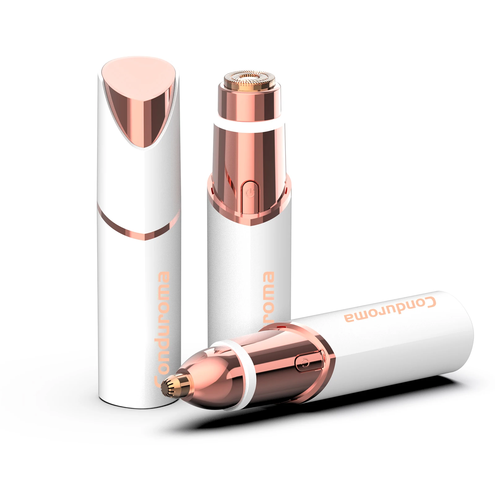 Conduroma 2 in 1 Electric Eyebrow Trimmer & Face Shavers for Women Hair Removal  with Led Light Facial Hair Removal