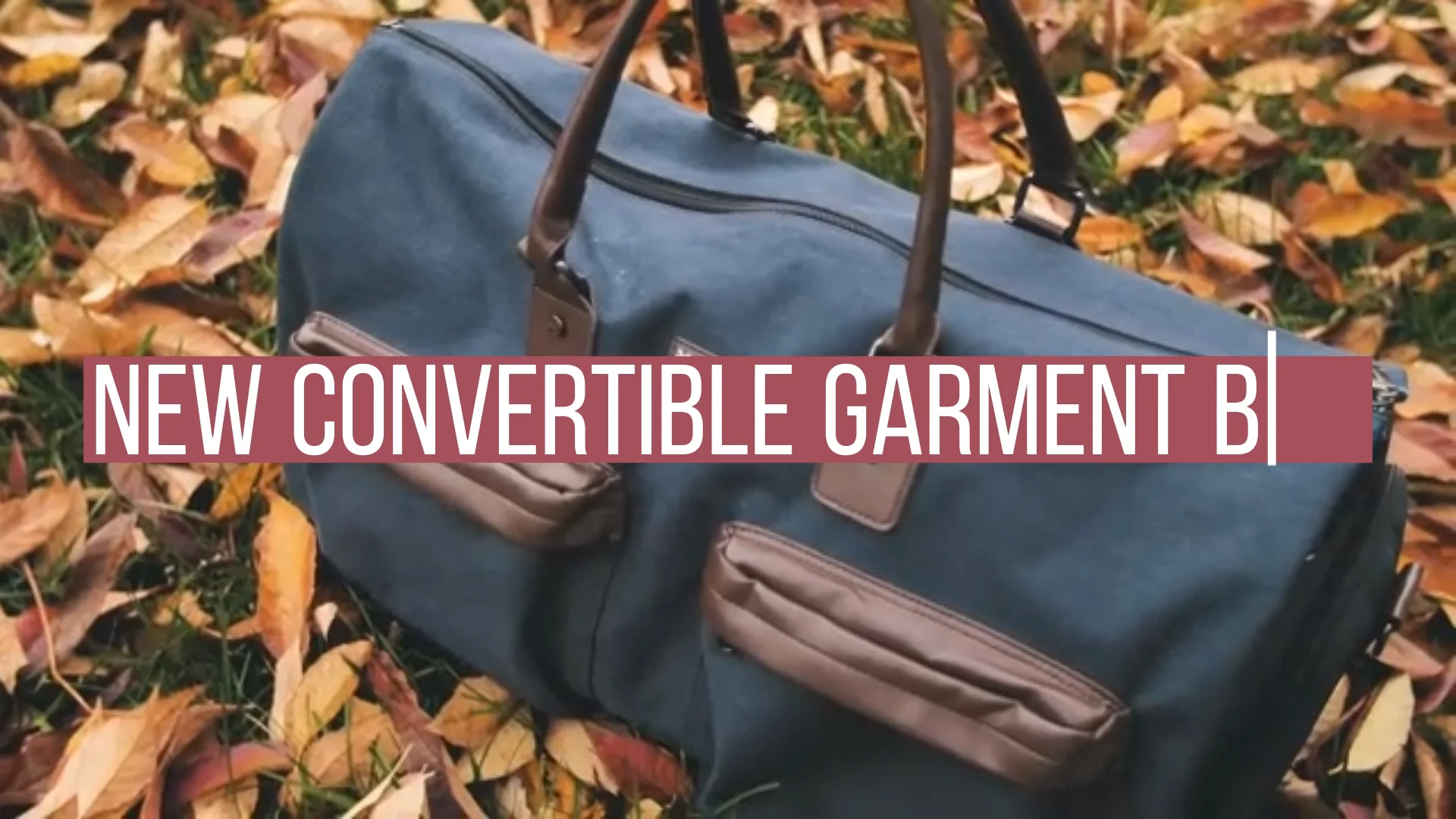 Convertible Carry On Garment Bag With Shoe Compartment Multifunctional Travel Bags For Women And Men