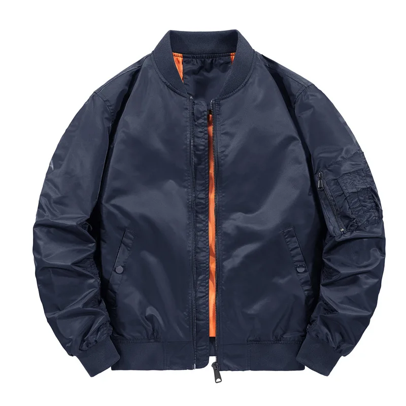 Men's Fashion Casual Windbreaker Bomber Jacket Coat  Autumn Outdoor Waterproof Sports Jacket  Windcheater