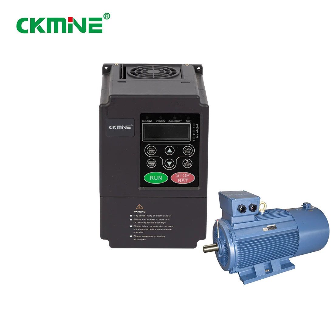 CKMINE KM7000-004G-2 5HP AC Motor Drive Speed Controller 4kW 3.7kW 3 Phase 220V Variable Frequency Inverter for Factory Machine