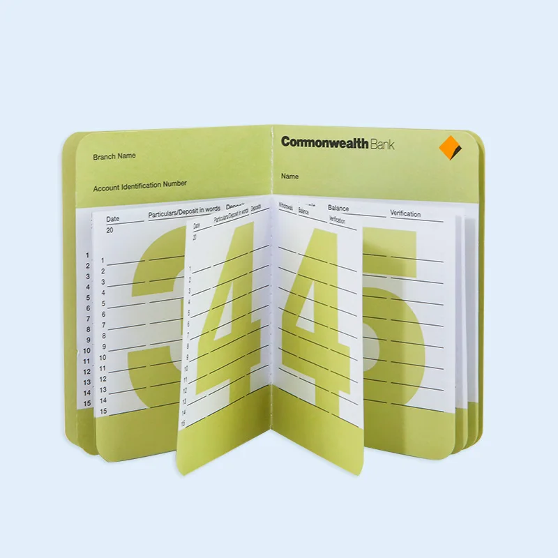 2021  Bank Susu Bank Reception Pass Book Printing Service