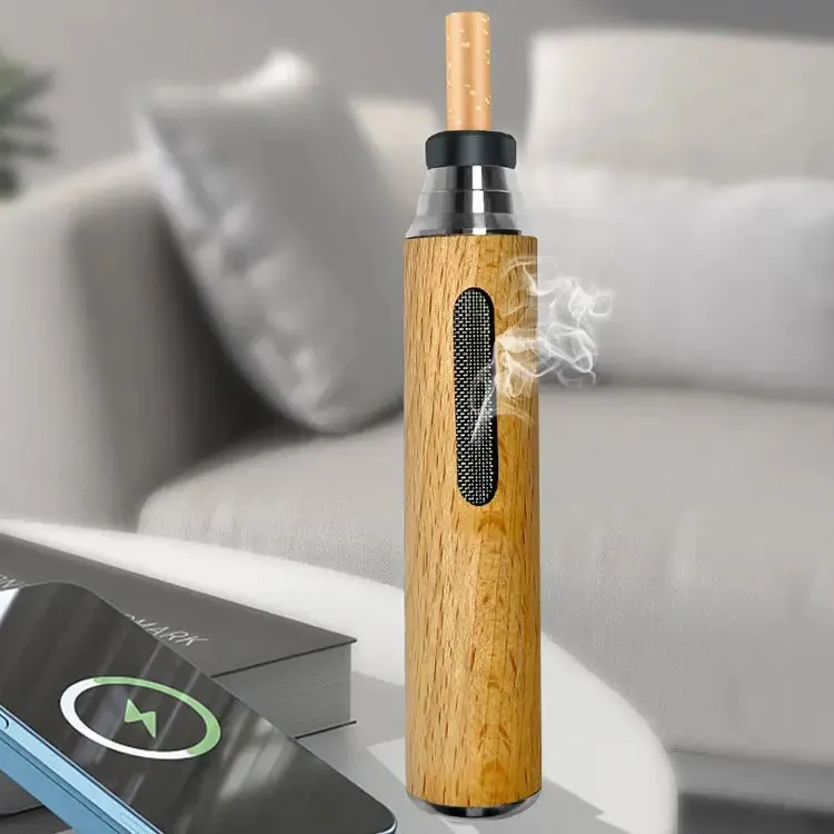 Portable voiture Mini cendrier en bois Cigarette cendres mgots collecteur  voiture paresseux voiture cendrier porte-cigarette