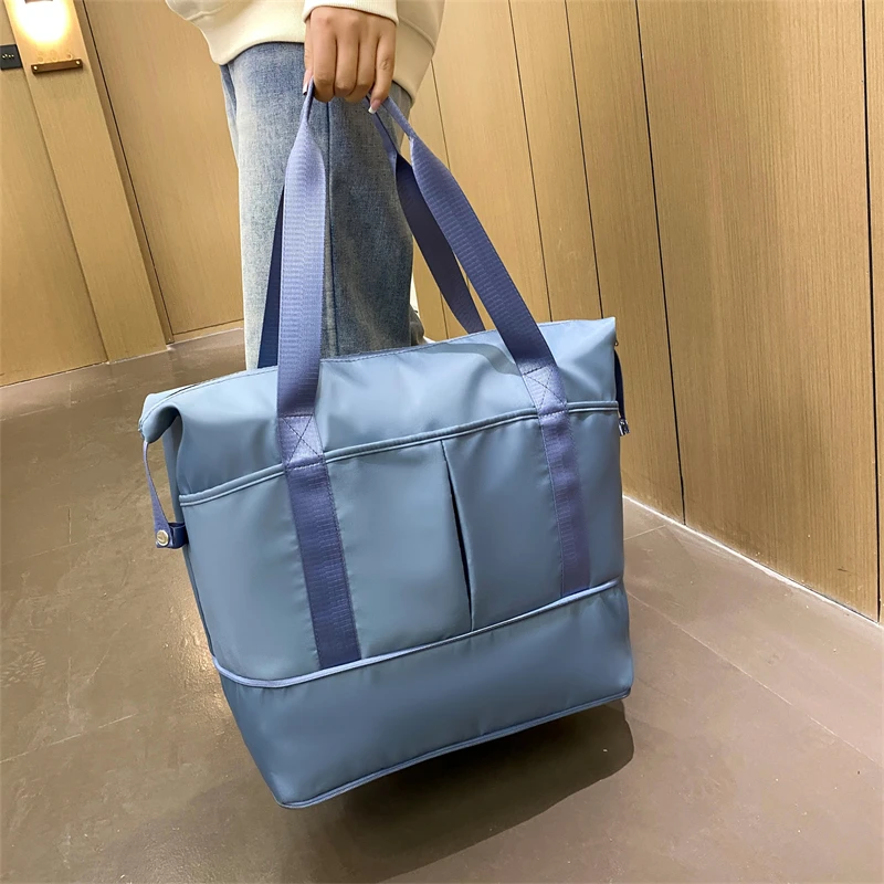 Custom Expandable Wet Dry Separation Weekender Overnight Luggage Yoga ...