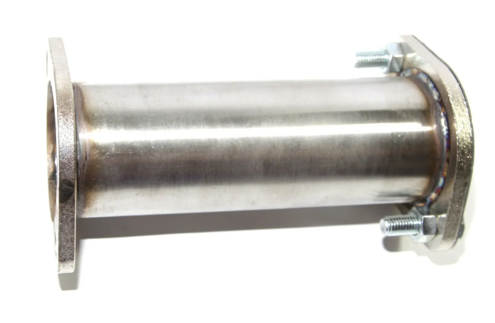 3" 2bolt Flange Catback Exhaust Muffler Ss Extension Pipe Steel Flange