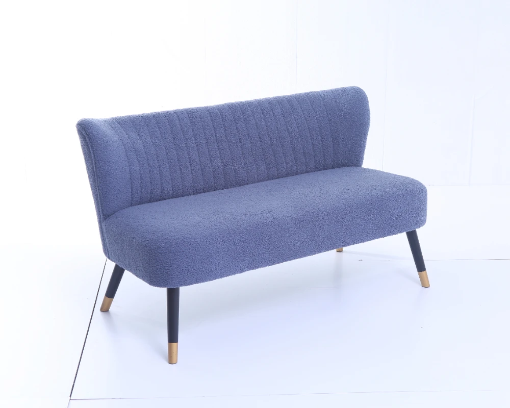 Modern Designer Decorative Wingback Elegante Furniture Set Royal Blue