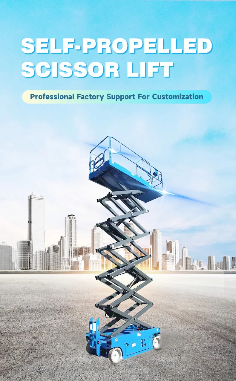 Factory-Priced Electric Scissor Lift Elevator Aerial Work Platforms ...