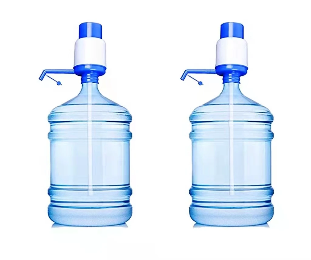YISH Y105VB Waterdispenser pomp 5 liter waterfles: elektrische waterdispenser oplaadbare USB-waterfles pomp draagbare opvouwbare drinkwaterpomp thuis, kantoor, keuken, camping, 17 x 10 x 8 cm,Zwart