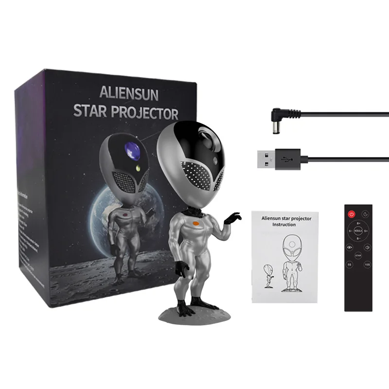 New Alien Star Projector - LED Night Light with Atmosphere
