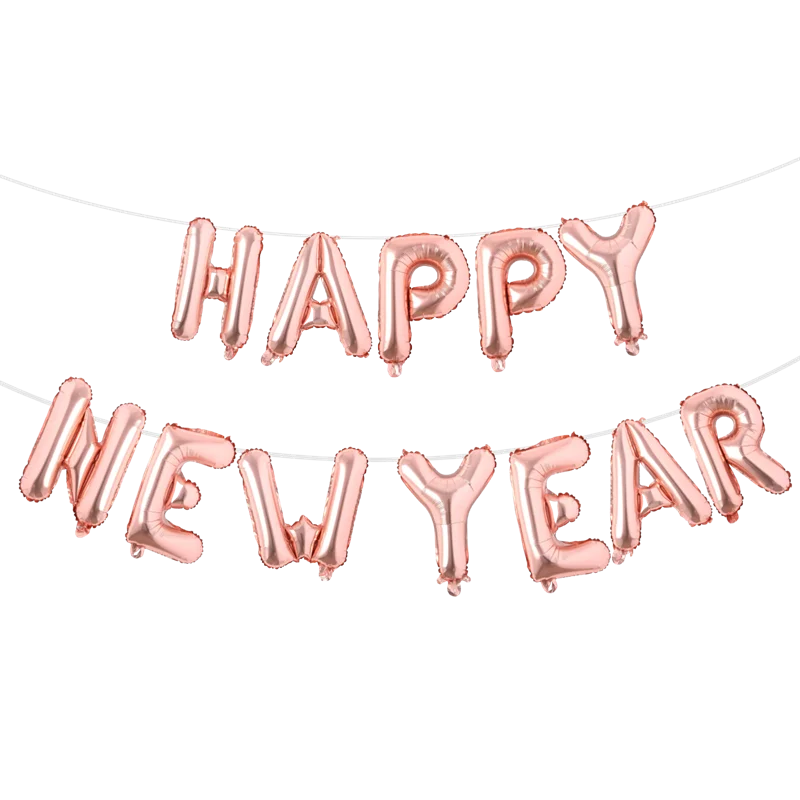 décorations de fête du nouvel an 2024 rouge argent nombre 2024 ballons en  feuille ensemble pour le nouvel an veille fête fête confettis