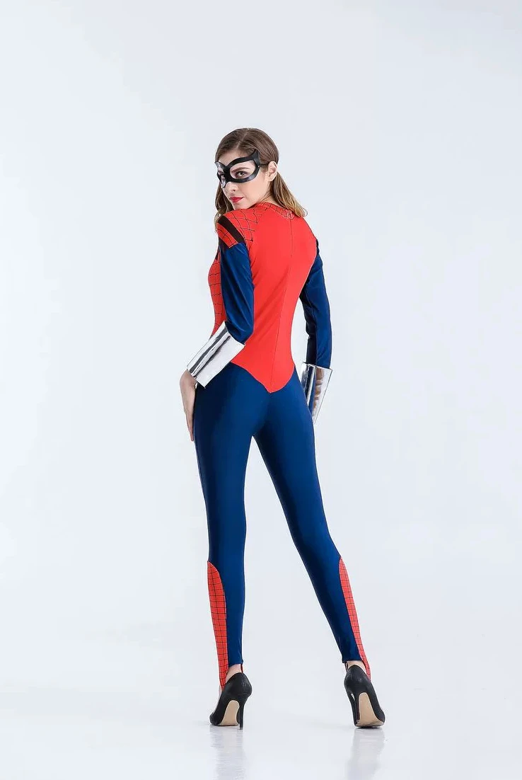 Цельный костюм Человека-паука, костюмы для косплея, костюм супергероя, косплей костюм