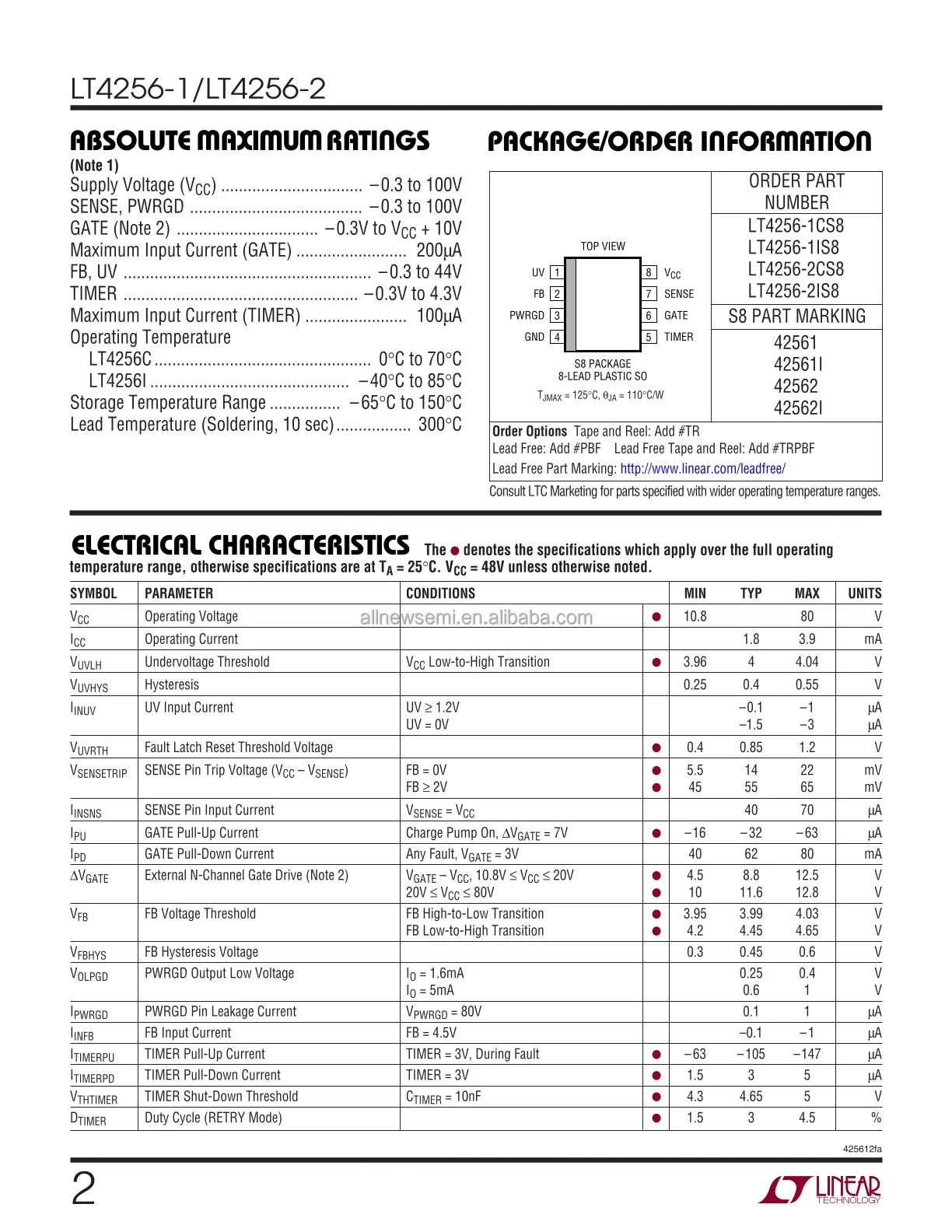 LT4256-1IS8#PBF (2)