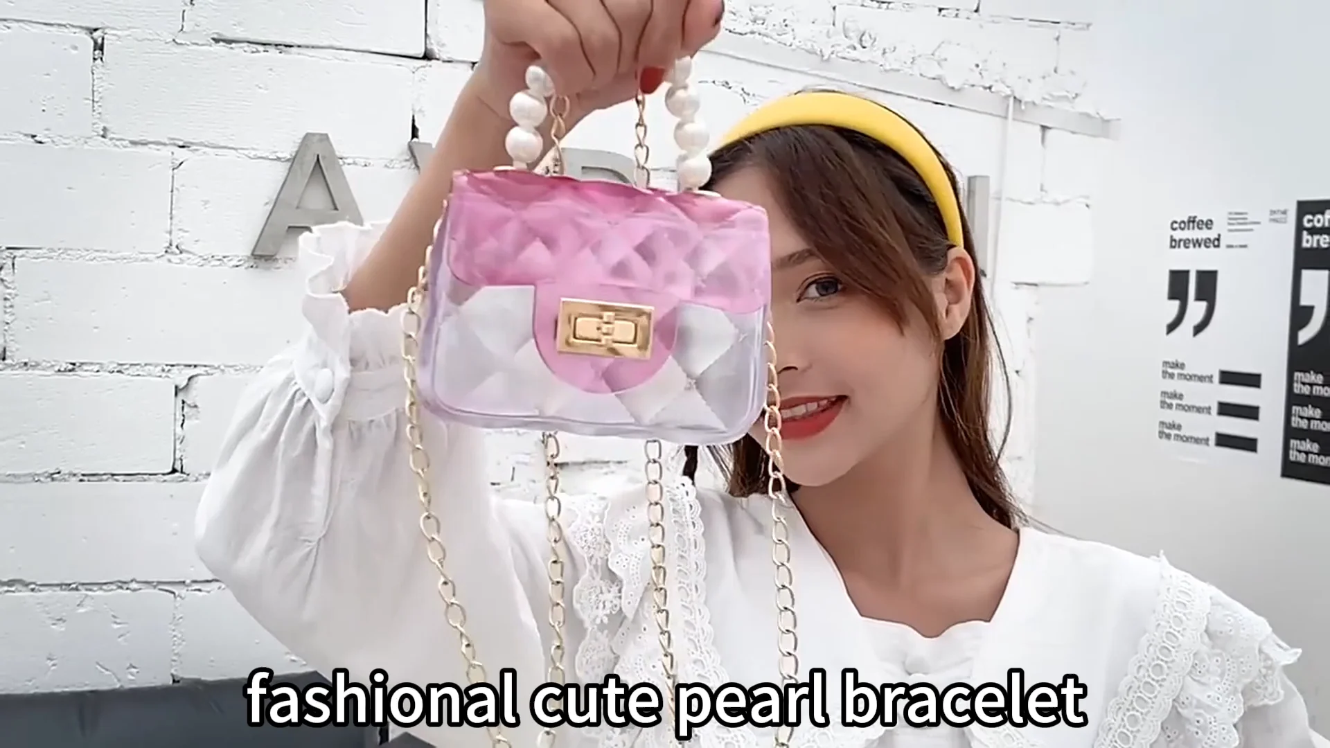 Wholesale Girls Mini Jelly Purse Shoulder Hand Bag Women Rainbow Candy