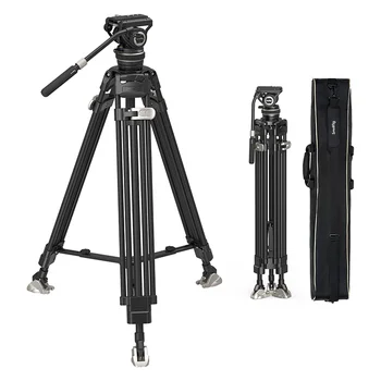 Small Rig AD-100 FreeBlazer Heavy-Duty Carbon Fiber Tripod Video Tripod With One-Step Locking System 3989