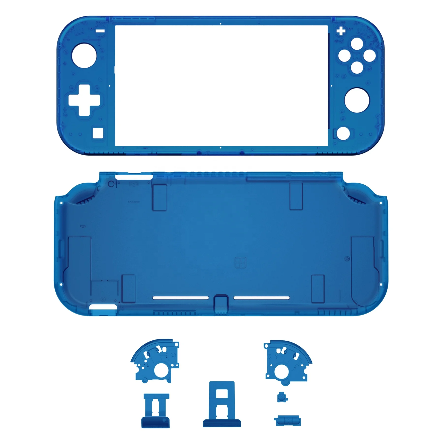 Extremerate Clear Plastic Game Accessories for Nintendo Switch Lite