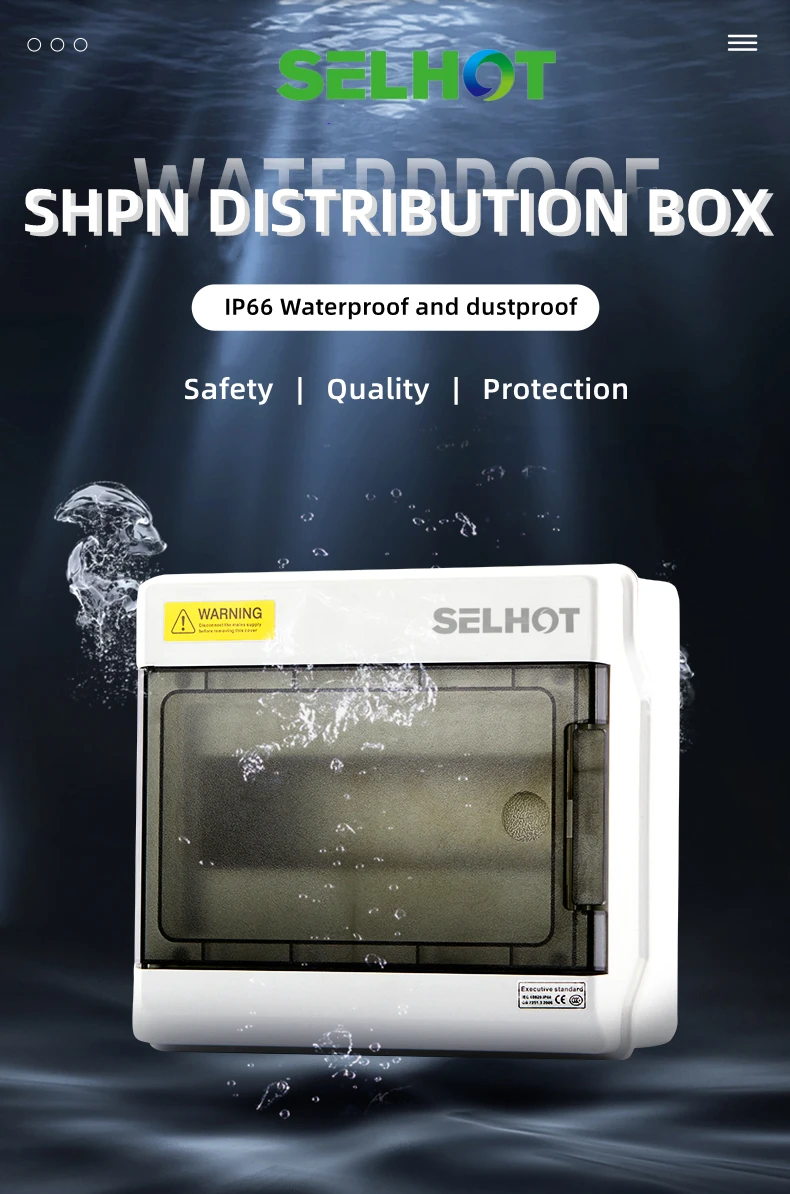 Sh4pn Ip66 Outdoor Waterproof 4 Way Abs Plastic Factory 3 Phase ...