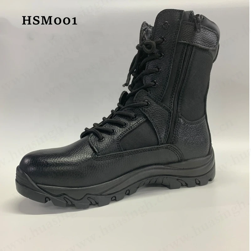 LXG,Russian Market Popular Anti-cold Army Boots Nice Quality Barton Printed Leather Upper Military Boots Leather HSM001